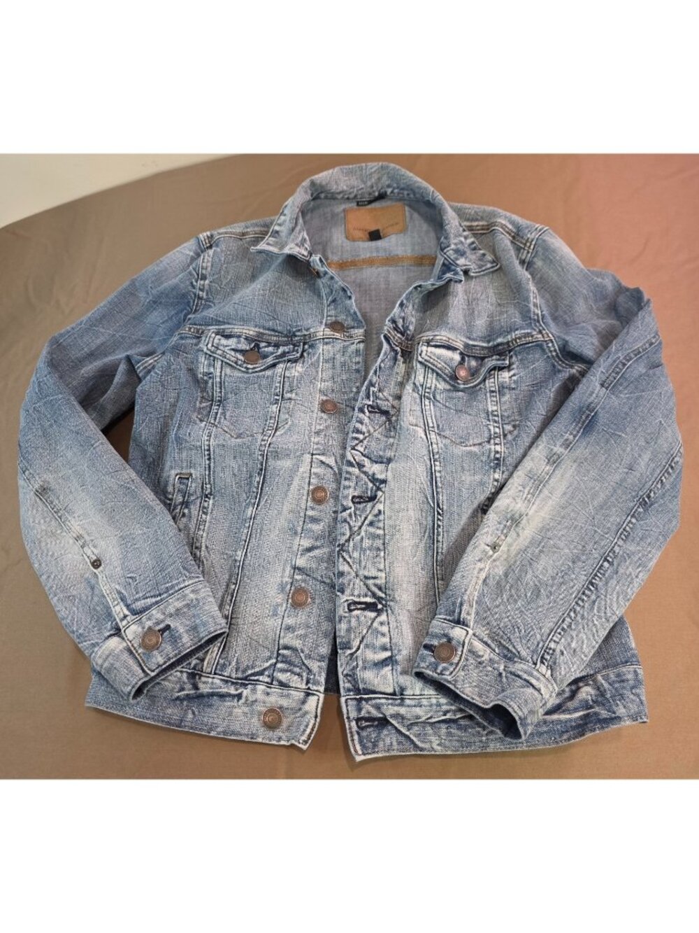 American Eagle Outfitters Classic Denim Jacket Women's Medium Extreme Stretch